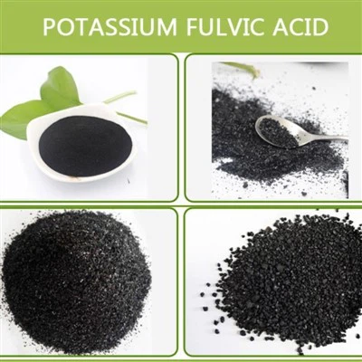 100 Prozent wasserlösliches Kalium-Fulvosäure-Pulver